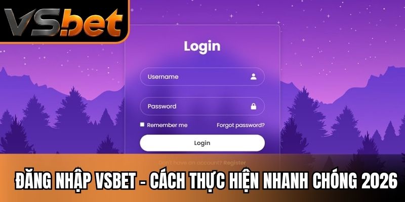 Đăng nhập Vsbet